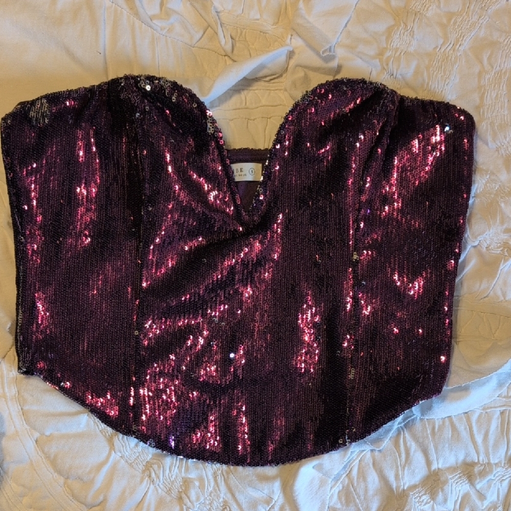 12th Tribe Deep Purple Bustier